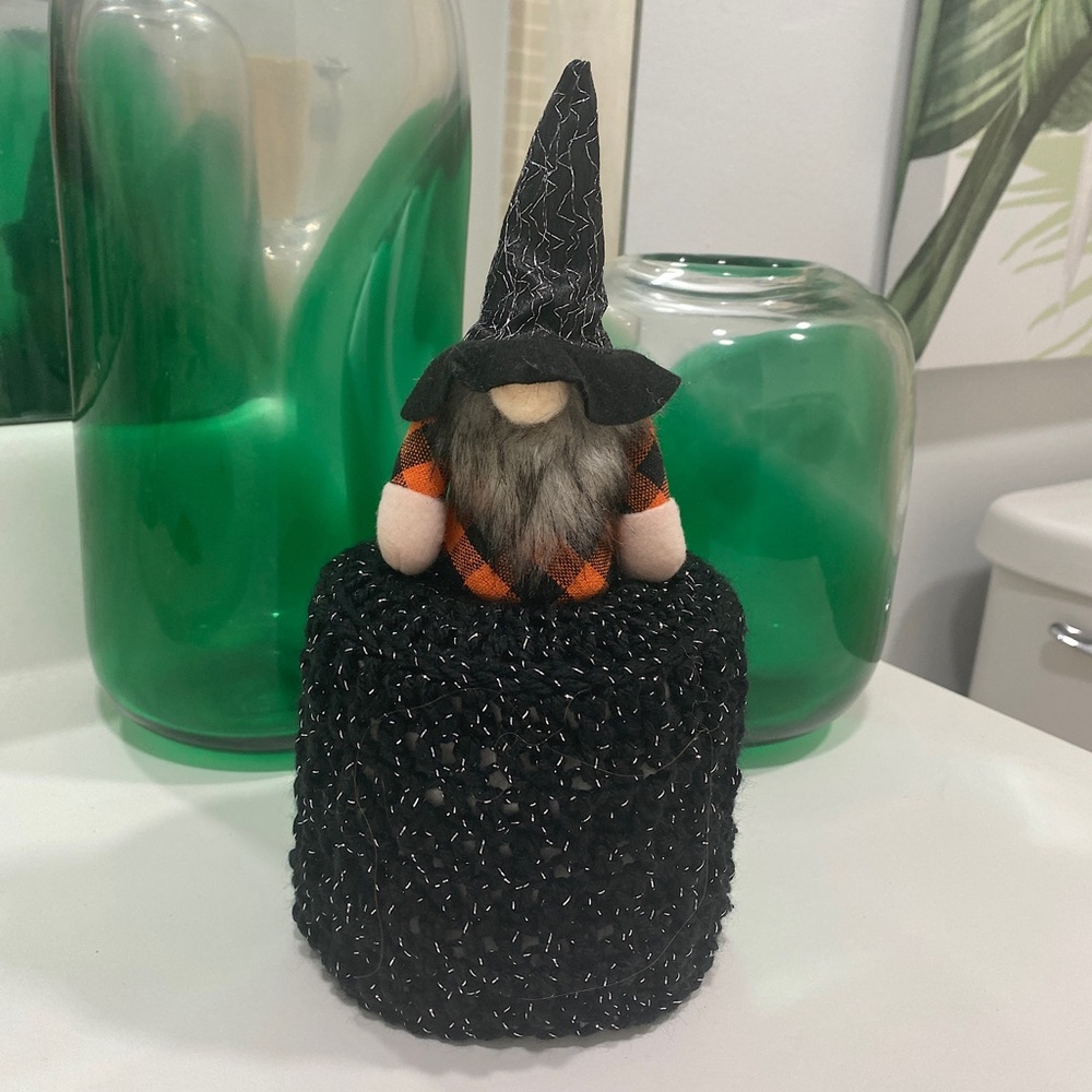 Halloween Gnome Toilet Paper Cover